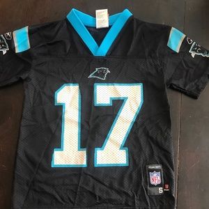 NFL kids size:8 Panthers Jersey number 17 Delhomes